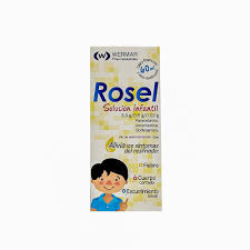 Rosel Infantil Paracetamol,clorfenamina,amantadina jarabe 60ml