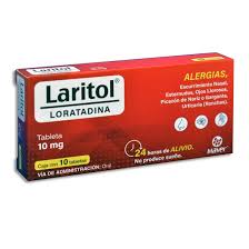 Laritol Loratadina 10mg 10 tabletas