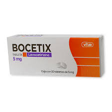 Bocetix levocetirizina 5mg  10Tabletas
