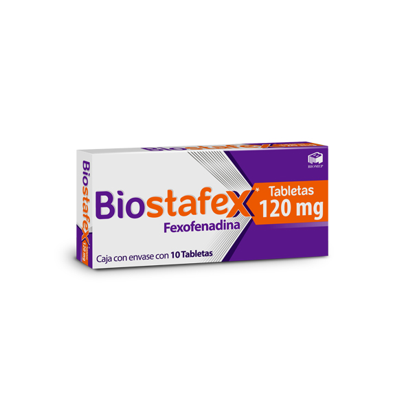 Biostafex  fexodenadina 120mg 10 Tabletas