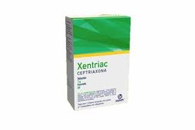 Xentriac Ceftriaxona 1gr 1 frasco IM inyectable
