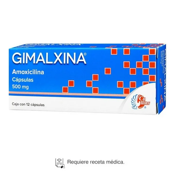 Gimalxina Amoxicilina 500mg 12 capsulas