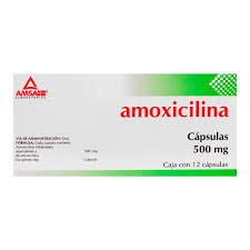 Amoxicilina 500mg 12 capsulas Amsa
