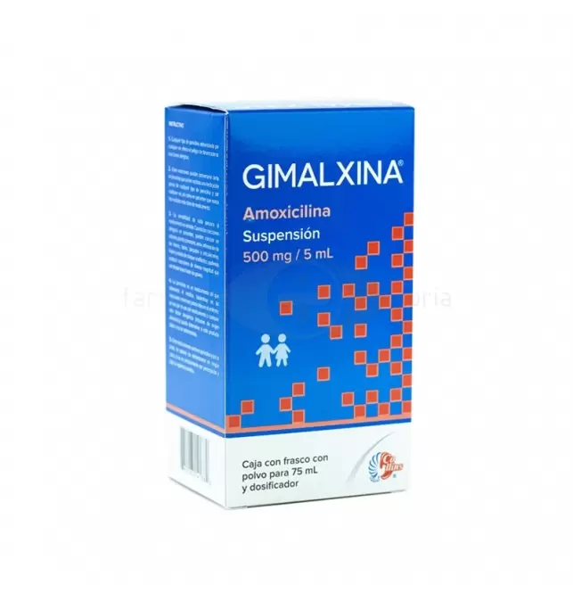 Gimalxina Amoxicilina 500mg suspension 75ml