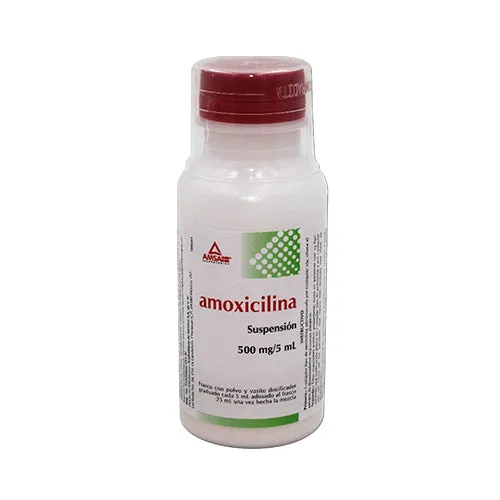Amoxicilina 500mg Suspensión 75ml Amsa