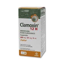Clamoxin 12 H junior 400mg/57mg suspension 50ml