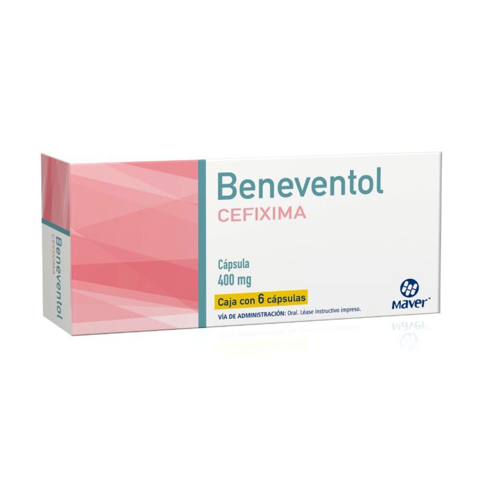 Beneventol Cefixima 400mg 6 capsulas
