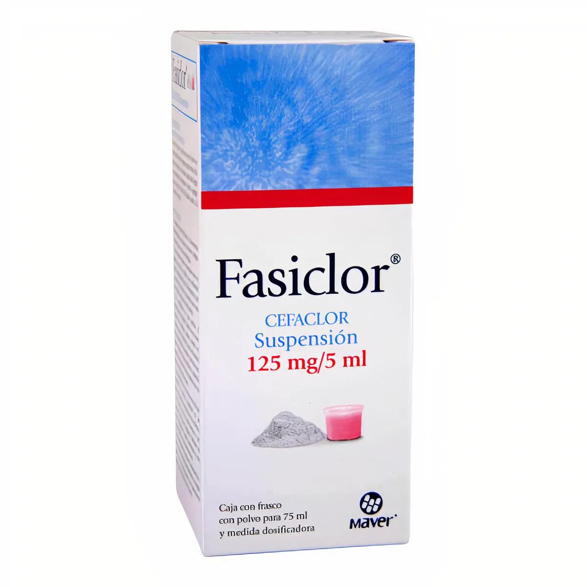 Fasiclor cefaclor 125mg/5ml suspension 75ml