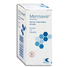 Mermavie Meropenem 1gr 1frasco inyectable