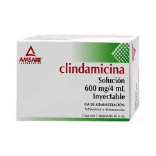 Clindamicina 600mg/4ml 1ampula inyectable Amsa