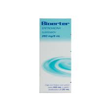 Bioerter eritromicina 250mg Suspensión 100ml