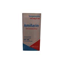 Amifarin Dicloxacilina 125mg/5ml suspension 60ml