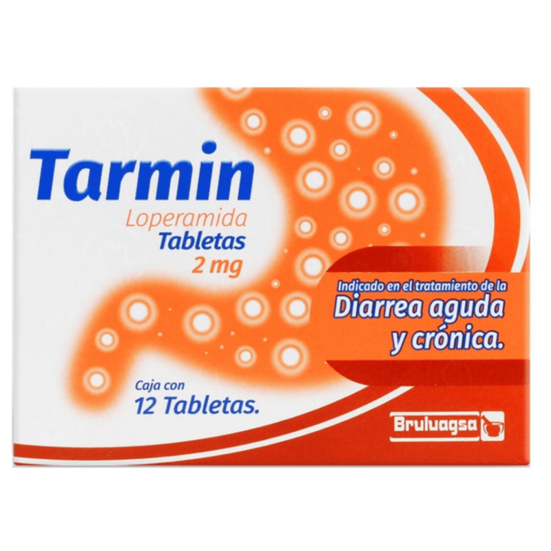Tarmin Loperamida 2 mg 12 tabletas