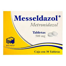 Messeldazol metronidazol 500mg 20 tabletas
