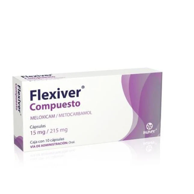 Flexiver Compuesto Meloxicam / Metocarbamol 10 capsulas