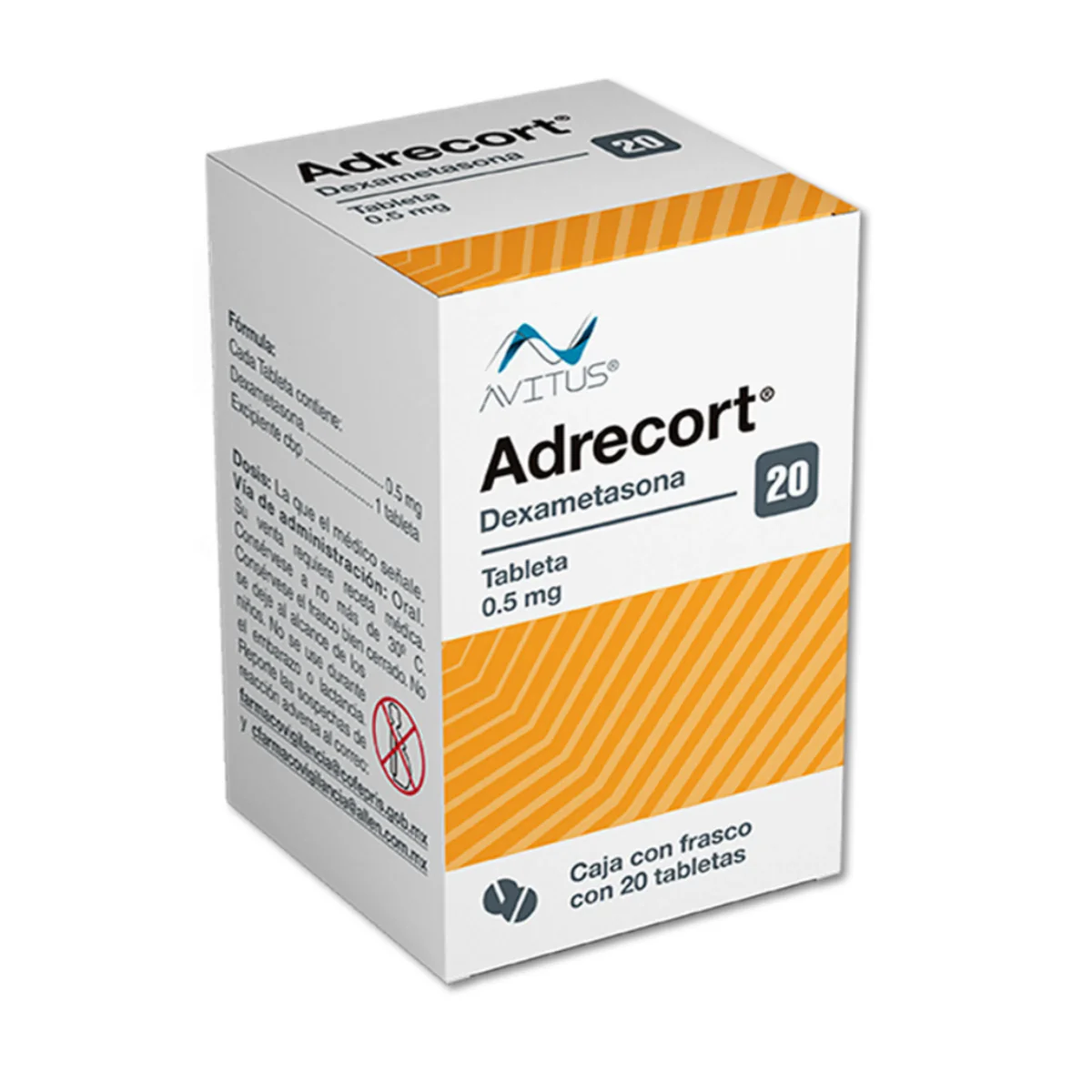 Adrecort Dexametasona 0.5mg 30 tabletas 