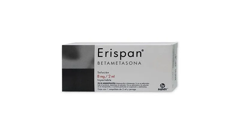 Erispan Betametasona 8mg 1ampula inyectable