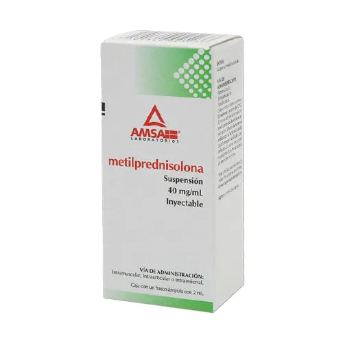 Metilprednisolona 40mg/ml 1 ampula ineyctable