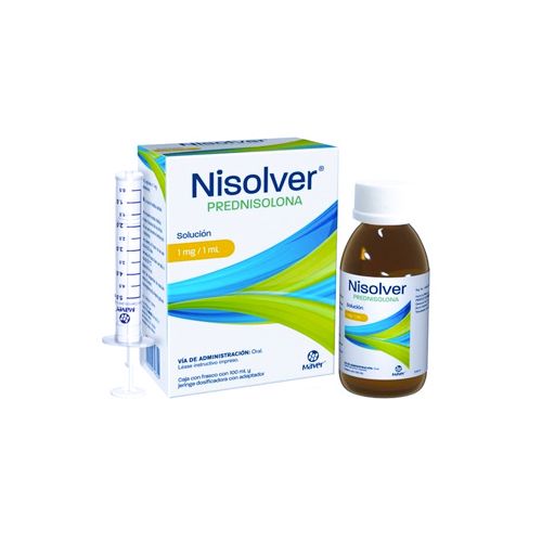 Nisolver Prednisolona 100mg/100ml suspension