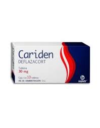 Cariden Deflazacort 6 mg 20 tabletas