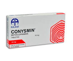 CONYSMIN metoclopramida 10mg 20 tabletas