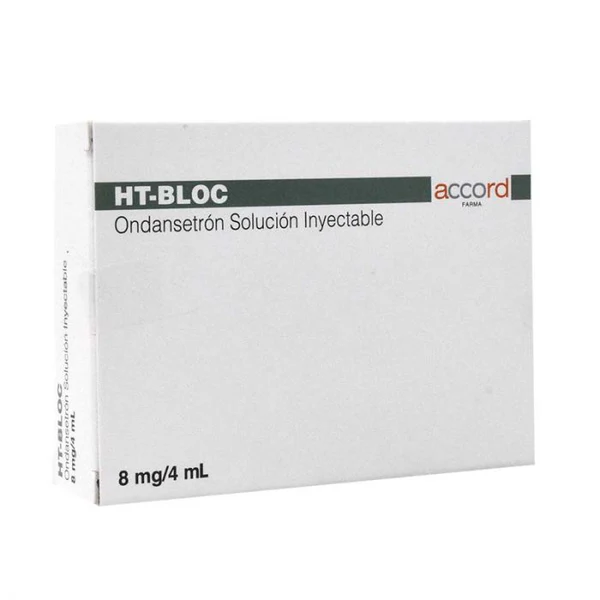HT-BLOC Ondansetron 8mg/4ml 3 ampulas inyectables