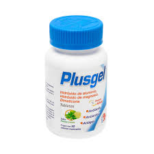 Plusgel  50 tabletas DIMETICONA, HIDRÓXIDO DE ALUMINIO, HIDRÓXIDO DE MAGNESIO
