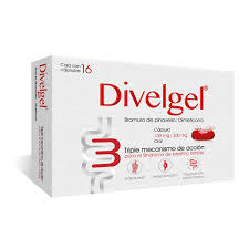 Divelgel pinaverio/dimeticona 16 capsulas