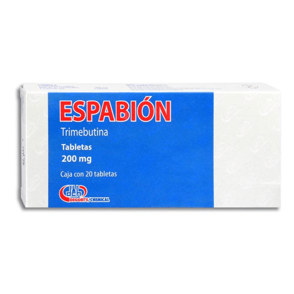 Espabión trimebutina 200mg 20 tabletas