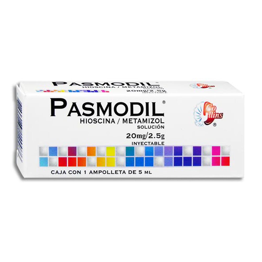 Pasmodil  Metamizol Sódico y hioscina