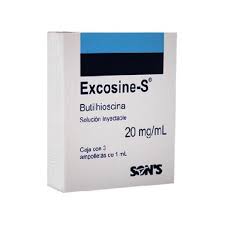 Excosine-S Butilhioscina Solución Inyectable 20 mg/mL 3 ampulas