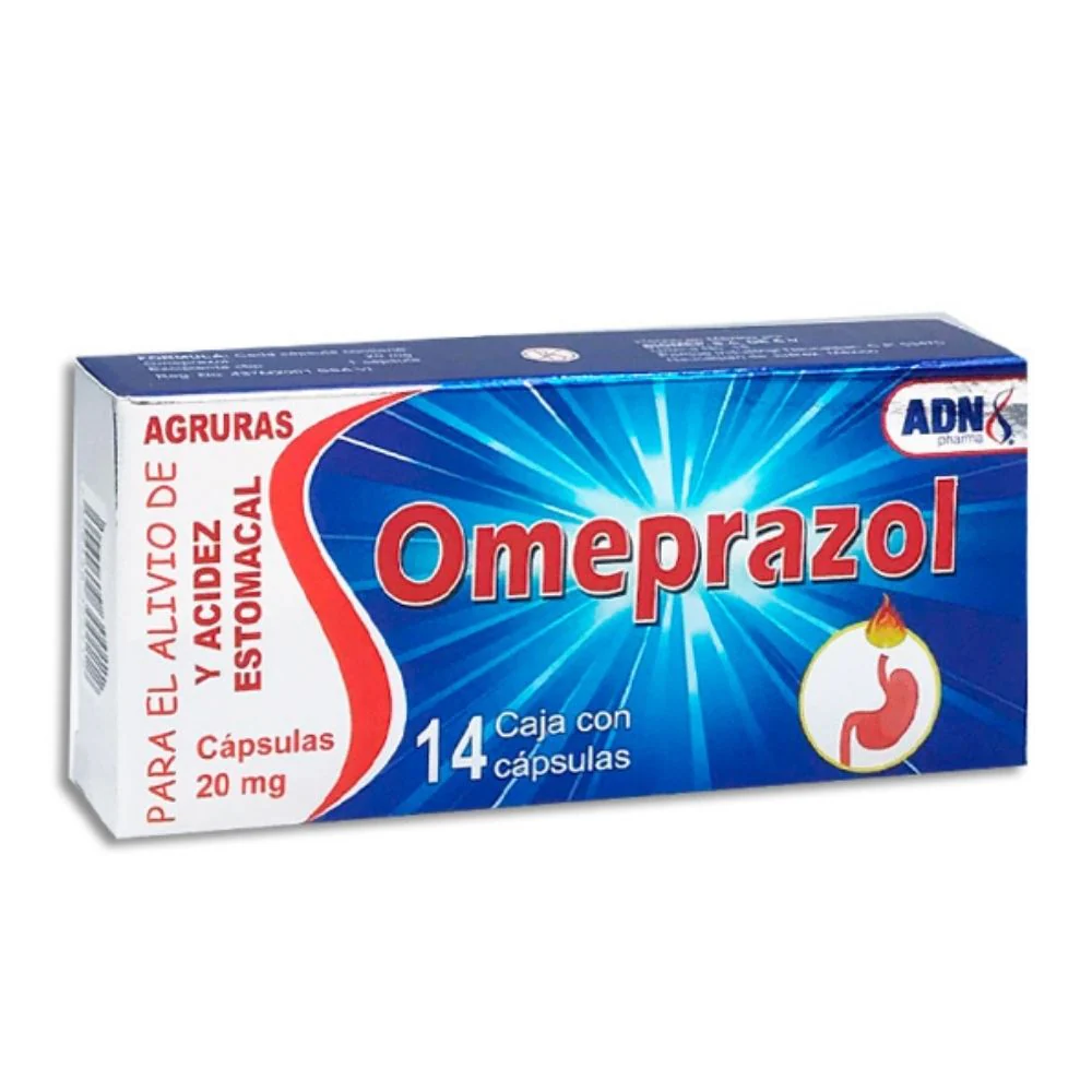 Omeprazol 20mg 14 capsulas ADN