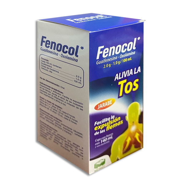 Fenocol jarabe guiafenesina/oxolamina 140ml