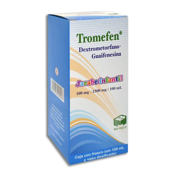 Tromefen infantil jarabe dextrometorfano/guaifenesina 120ml