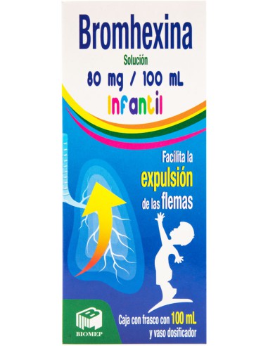 Bromhexina 80mg infantil Jarabe 100ml
