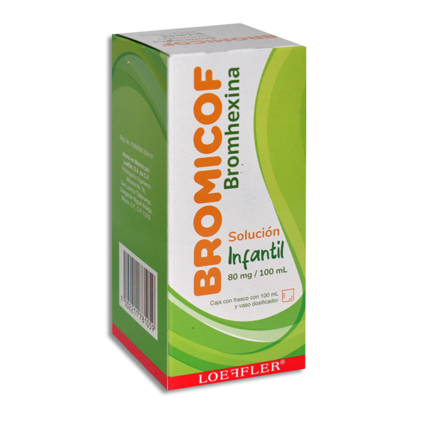 Bromicof Jarabe Bromhexina 80mg/100ml