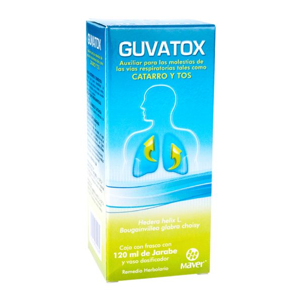 Guvatox Jarabe Natural Hiedra Bugambilia 120ml