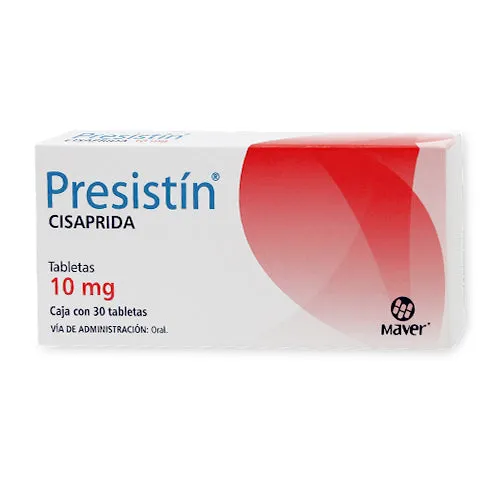 Presistín cisaprida 10mg 30 Tabletas
