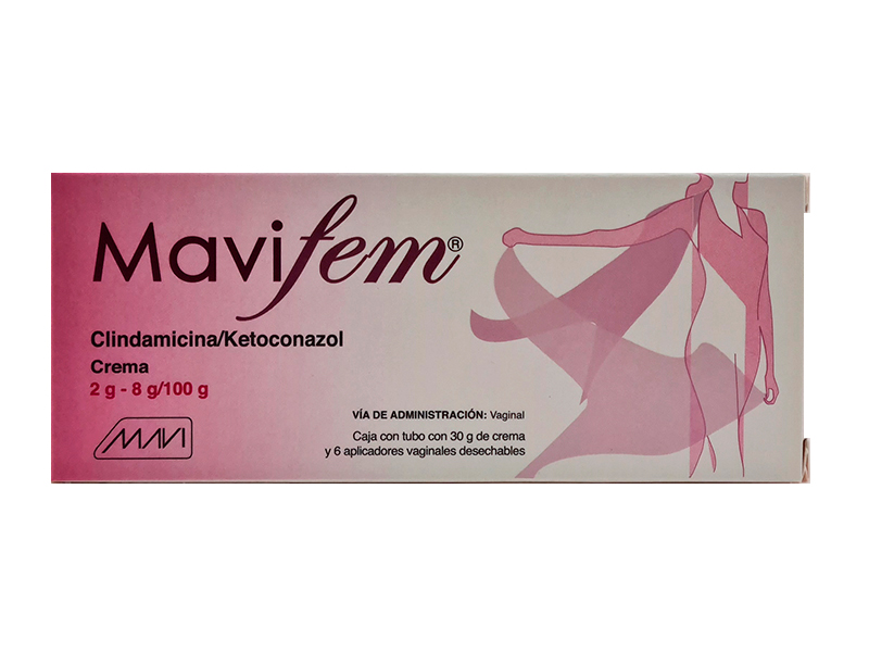 MaviFem clindamicina/ketoconazol crema 30G