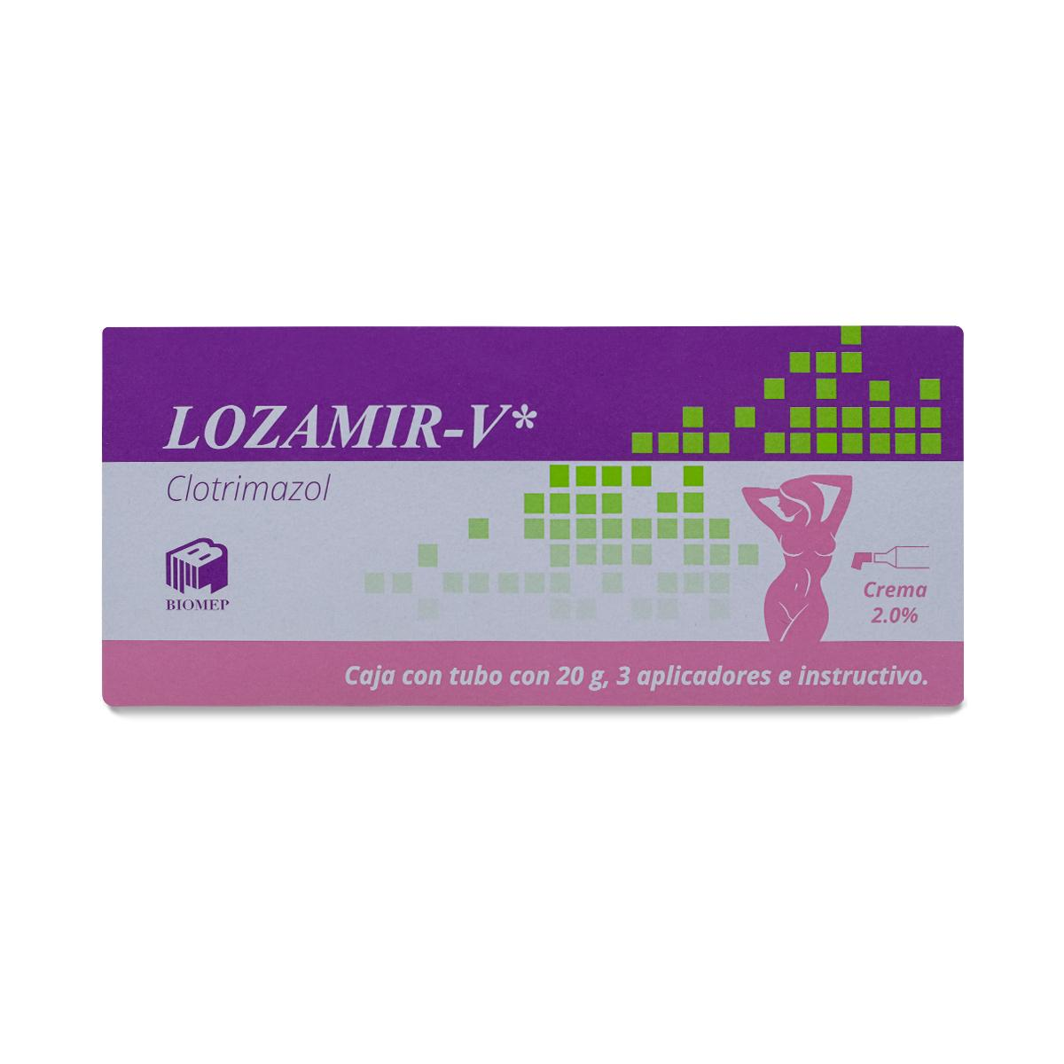 Crema Lozamir-V* crema Clotrimazol 2% 20g