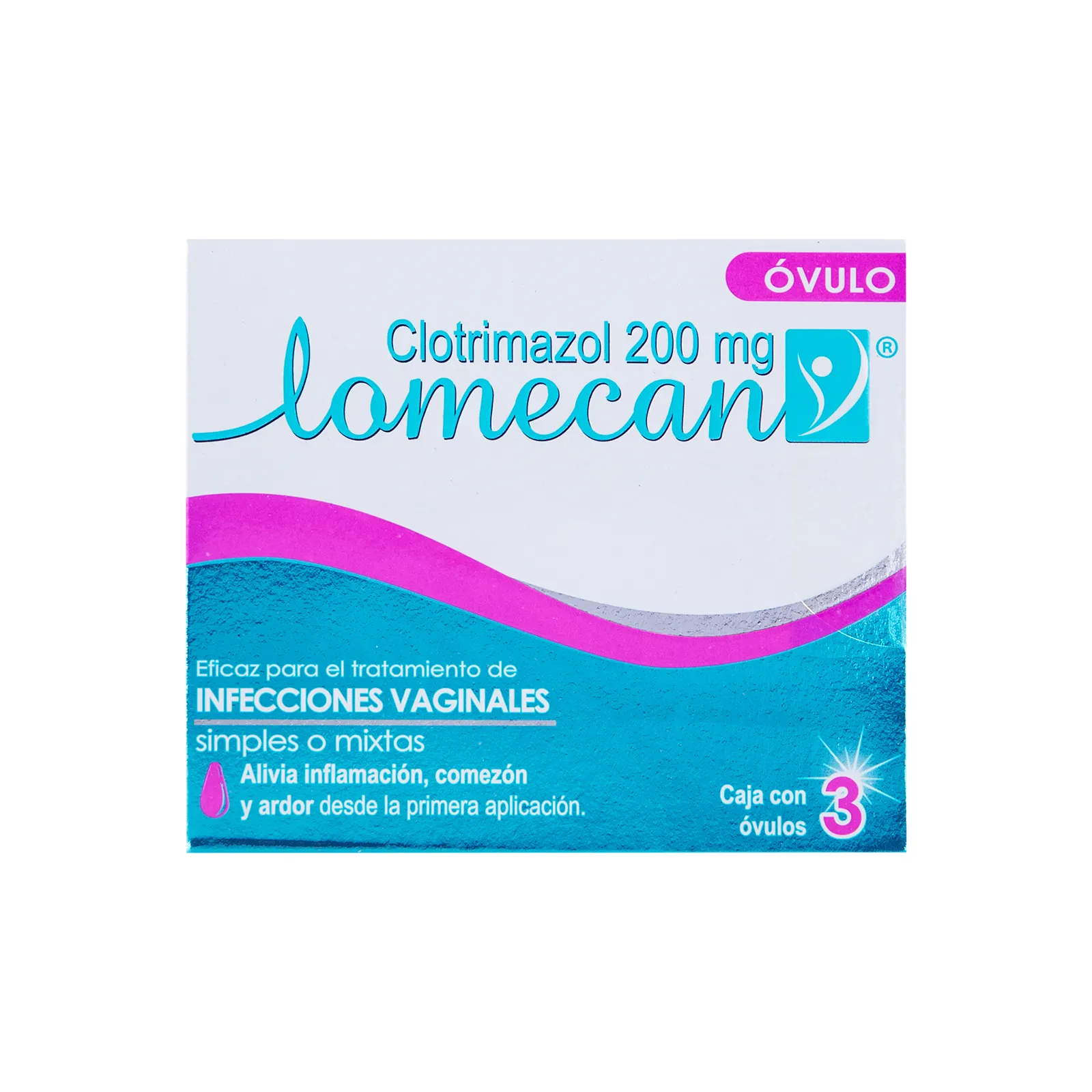 Lomecan V 3 Óvulos Clotrimazol 200 mg