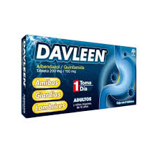 Davleen 2 tabletas Albendazol/Quinfamida