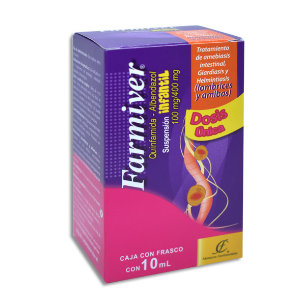 Farmiver Infantil Albendazol/Quinfamida 10ml