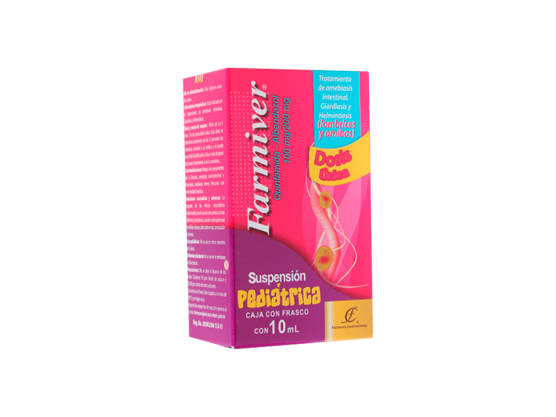 Farmiver Pediátrica Albendazol/ Quinfamida 10ml