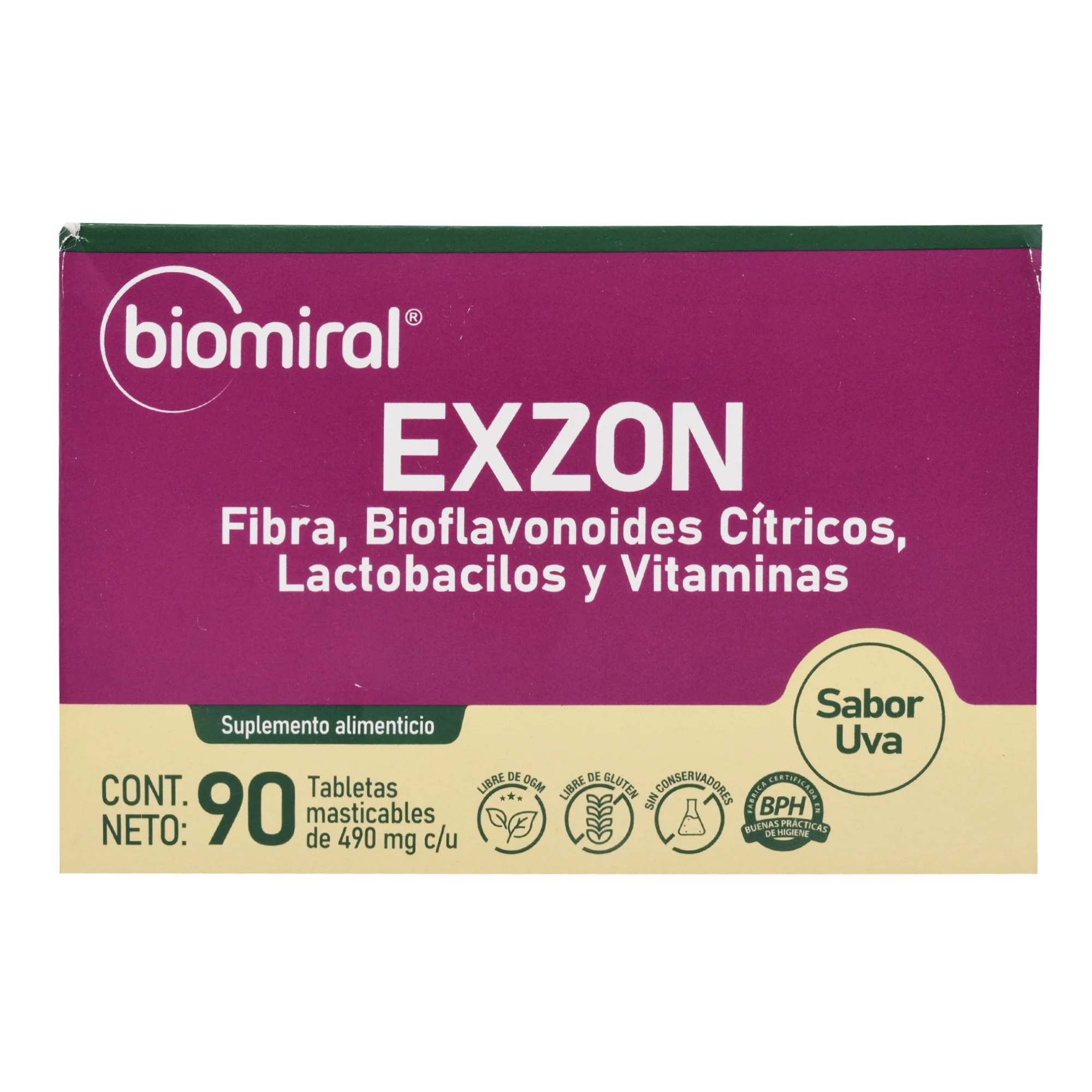 EXZON 90 tabletas Biomiral