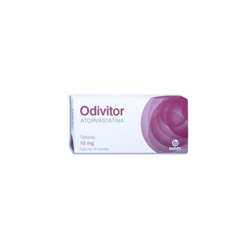 Odivitor 10mg 20 tabletas Atorvastatina 
