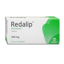 Redalip 200 mg 30 tabletas Bezafibrato 