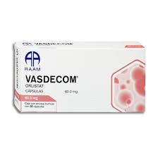 Vasdecom 60mg 30 capsulas Orlistat 