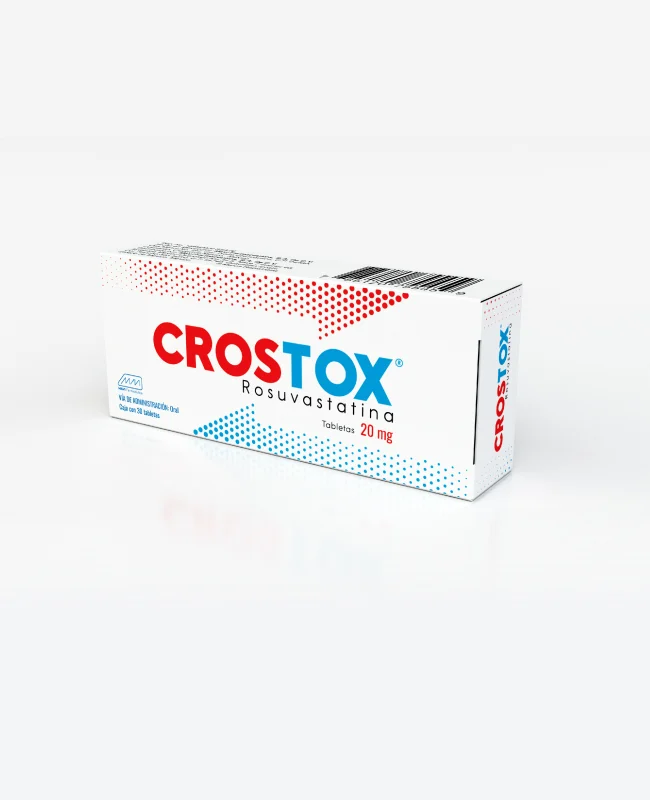 CROSTOX 20mg 30 tabletas Rosuvastatina