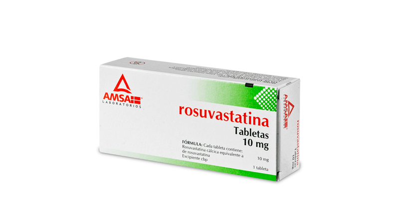 Rosuvastatina 10mg 30 Tabletas AMSA